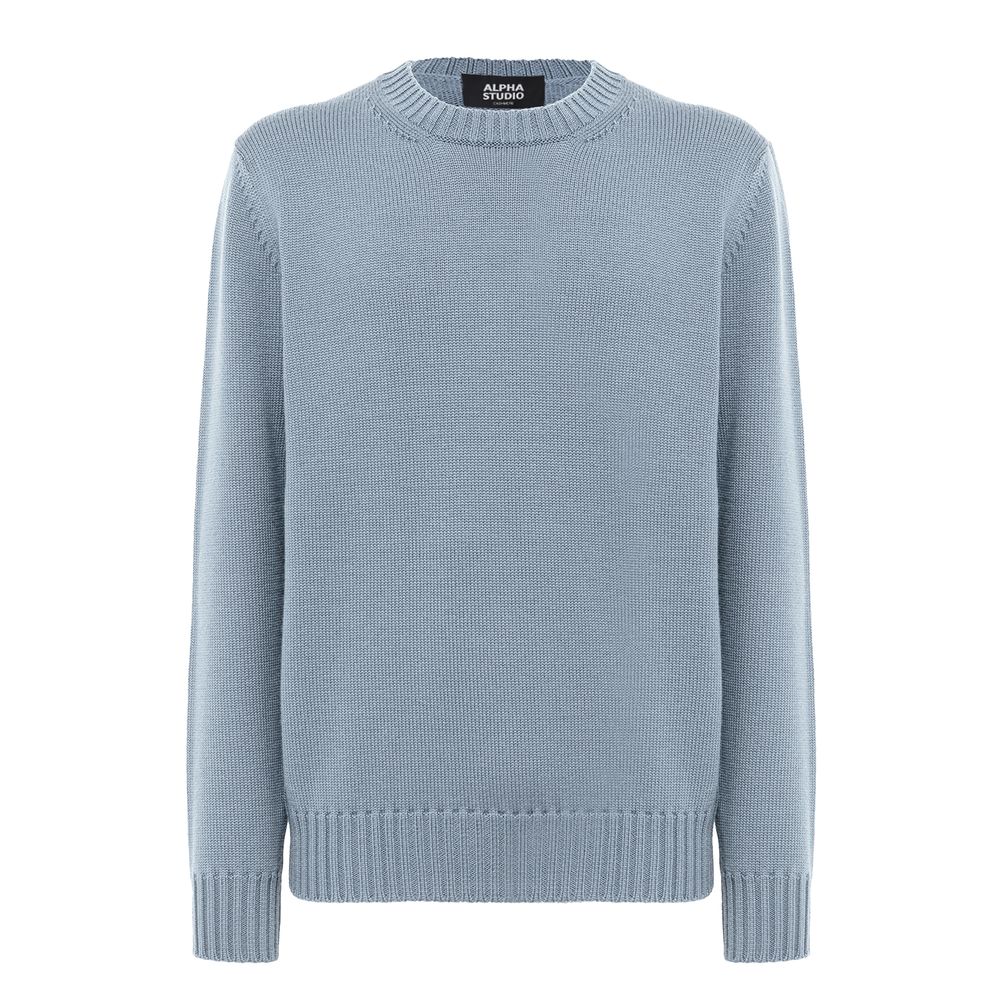 Alpha Studio Gray Cashmere Sweater