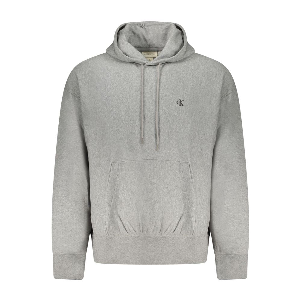 Calvin Klein Gray Cotton Men Sweatshirt