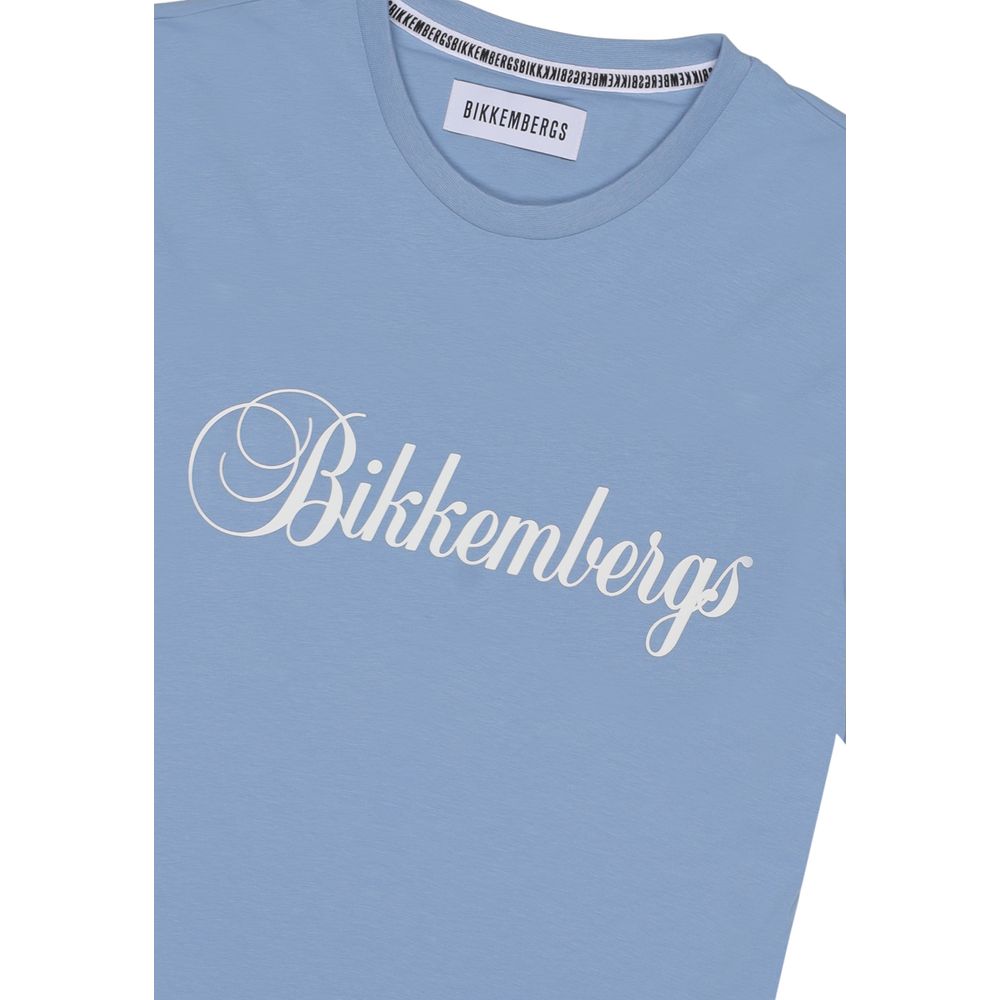 Bikkembergs Blue Cotton T-Shirt