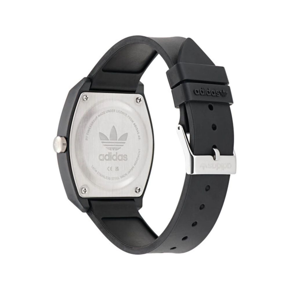 Adidas Black Synthetic Dress Watch