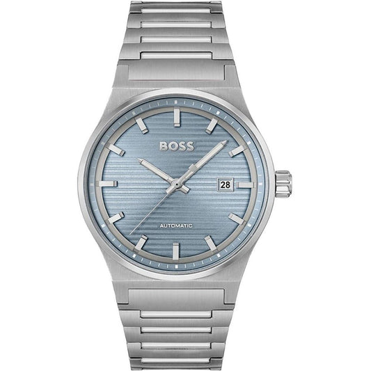 Hugo Boss Gray Stainless Steel Dress Watch