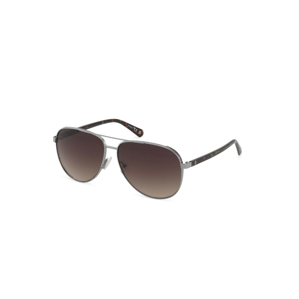 Guess Gray Metal Sunglasses