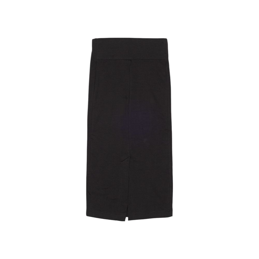 Puma Black Cotton Long Skirt