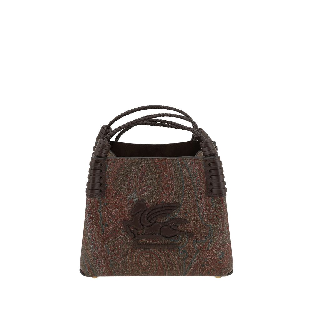 Etro Brown Fabric Shoulder Bag