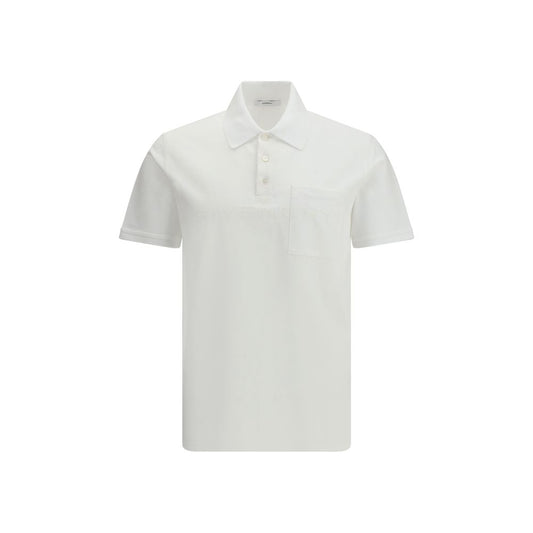 Givenchy White Cotton Polo Shirt