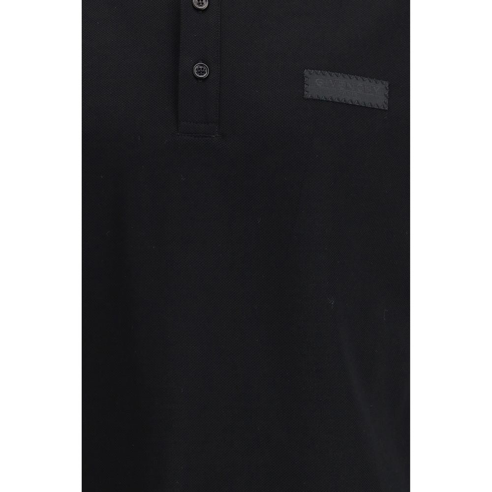 Givenchy Black Cotton Polo Shirt