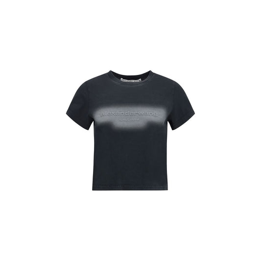 Alexander Wang Black Cotton T-Shirt