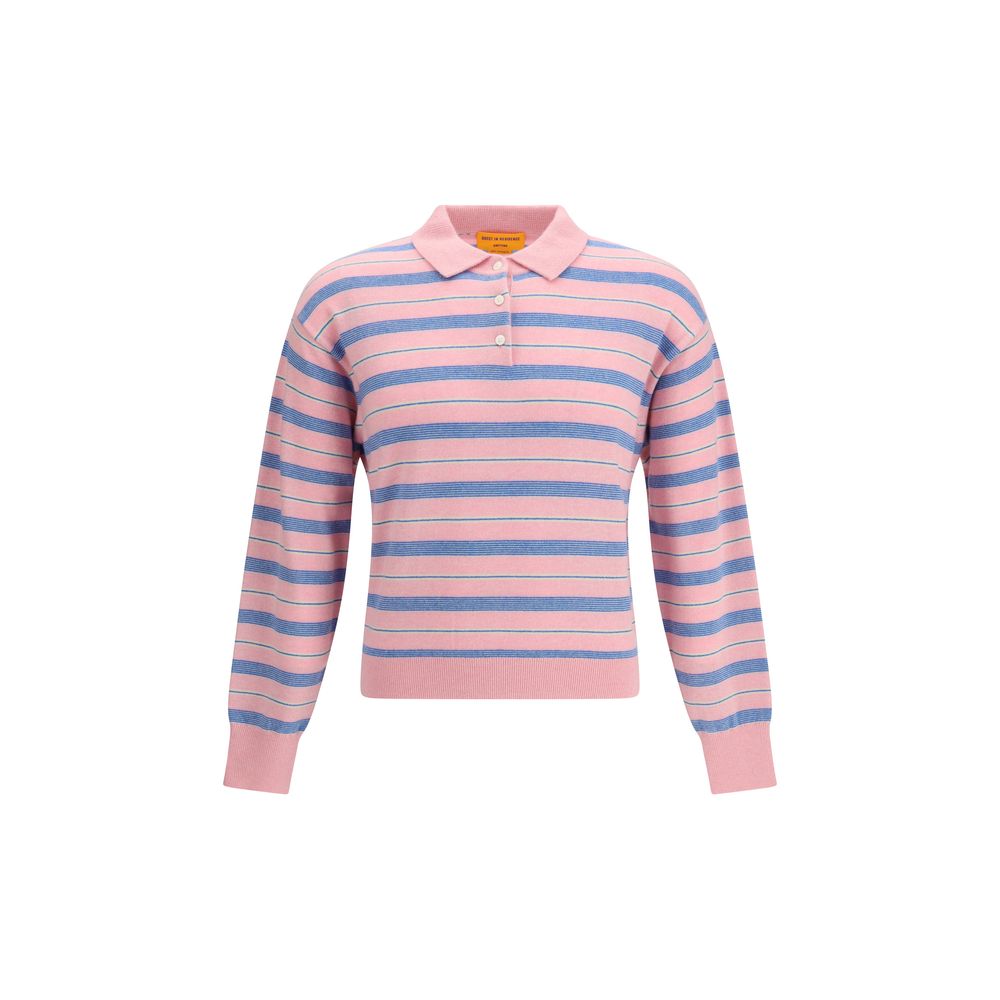 Guest in Residence Multicolor Cashmere Polo Shirt
